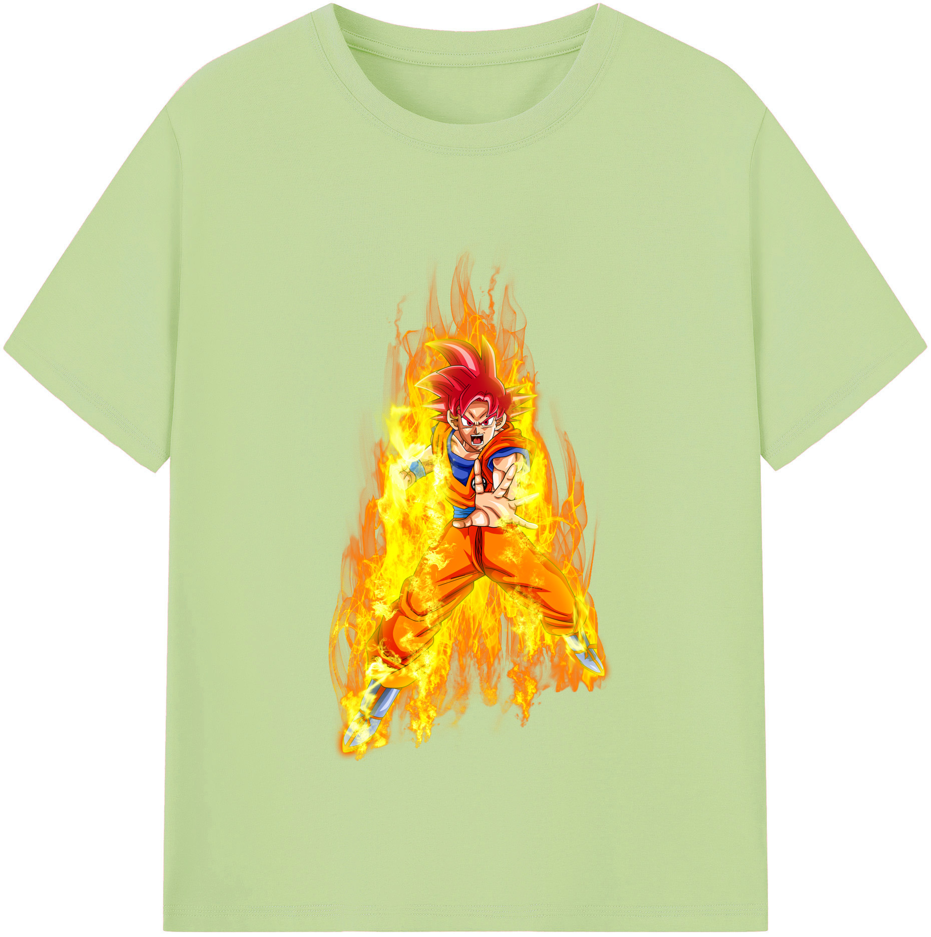 （画像用） ドラゴンボール 孫悟空（そん ごくう）Son Goku カカロット DRAGON BALL Kakarotto 綿100％半袖Tシャツ（フロントプリント）